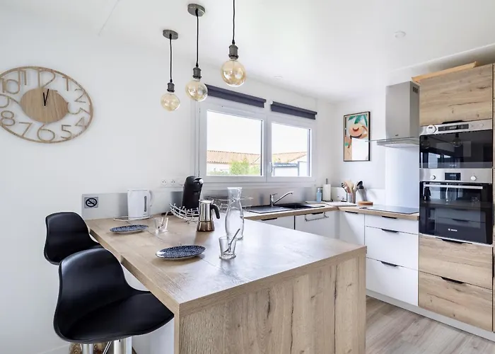 Alpesi faház Neuf Pour 8 Dans Avec Piscine Brétignolles-sur-Mer